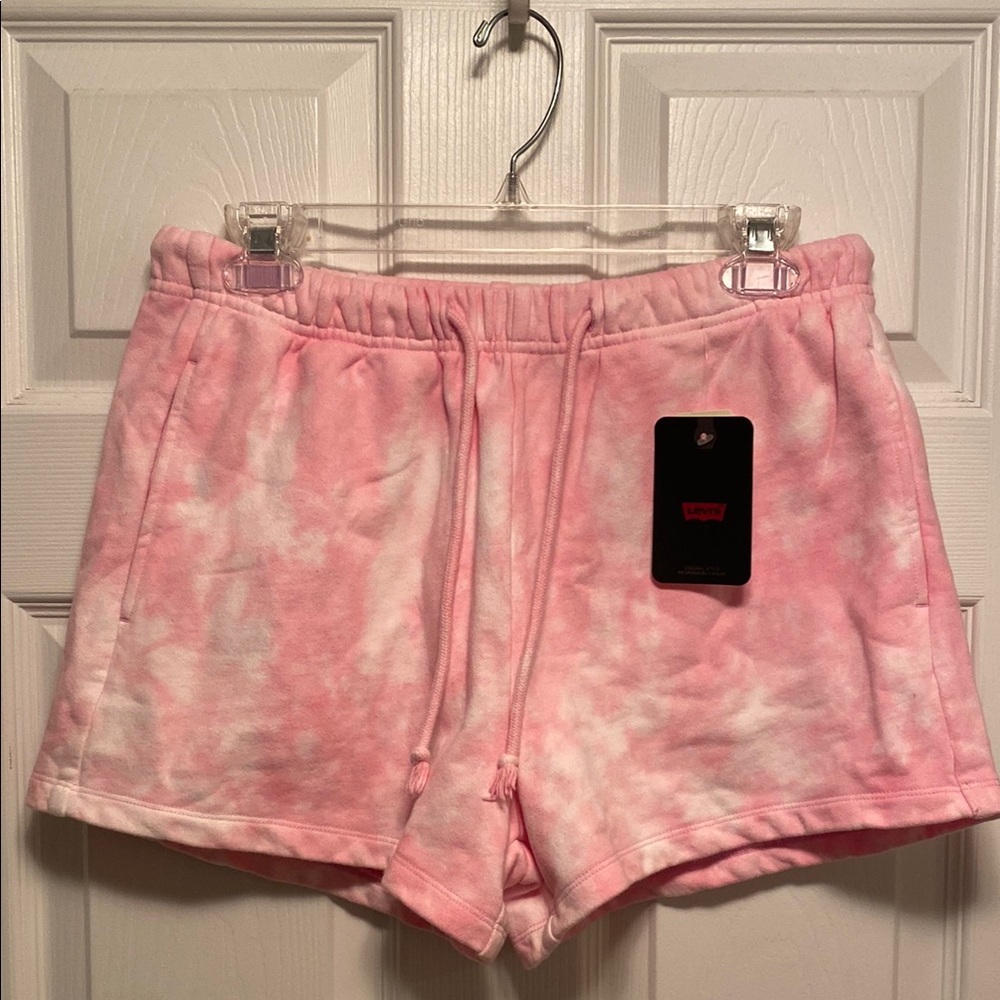 Levi’s Pink Tie-Dye Shorts…size S